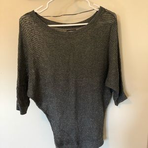 Express gray sweater